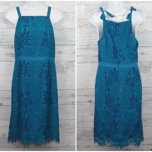 Lilly Pulitzer Kayleigh Shift Dress Tidal Wave Fern Gallery Lace 29903 Women's 4